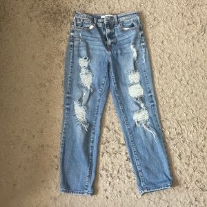 Willow & Root high rise mom jeans